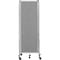 National Public Seating Room Divider, 6' Height, 3 Sections, Grey Panels, Grey Frame RDG6-3PT02 - alternate 4
